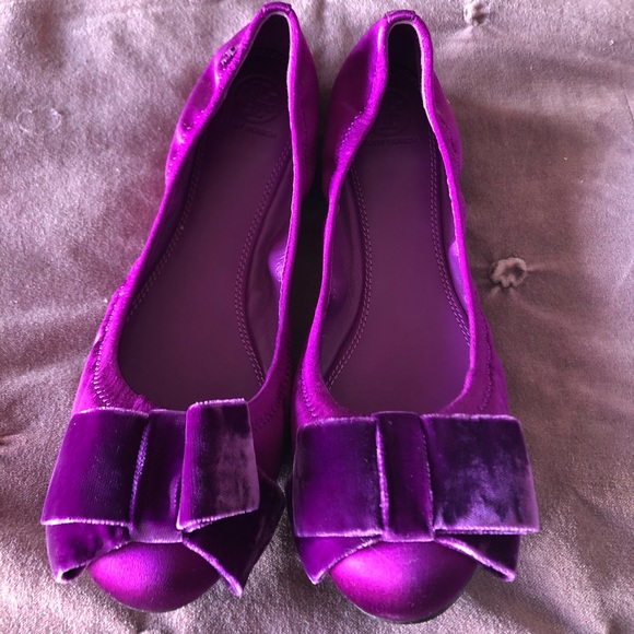 tory burch viola bow ballet flat